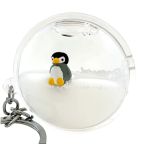 Bubble Charm - White Penguin